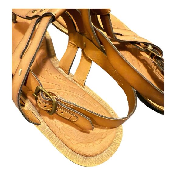 Clark’s Billie Swing Honey Strappy thong Sandals Size 9 tan - Picture 5 of 8